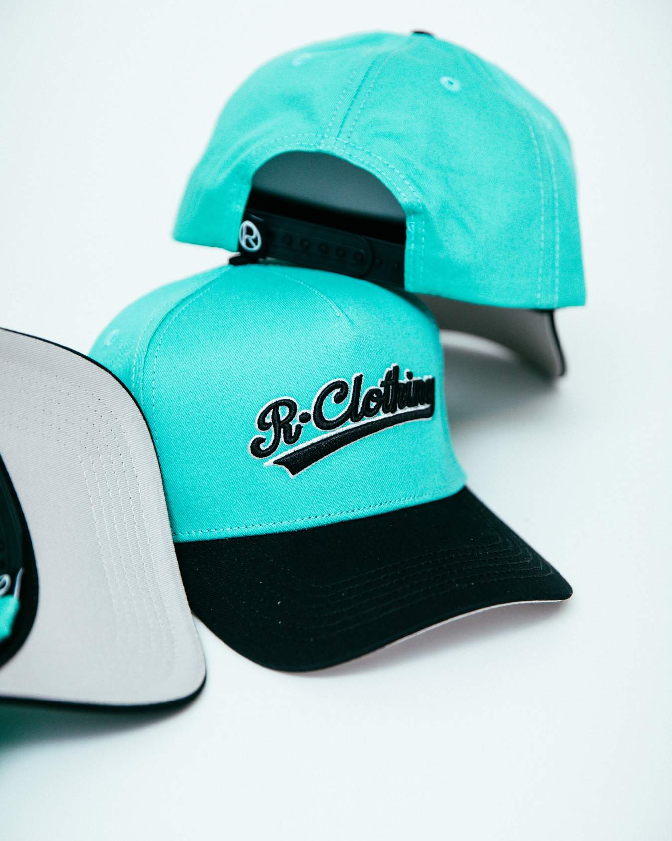 Turquoise Snapback Cap