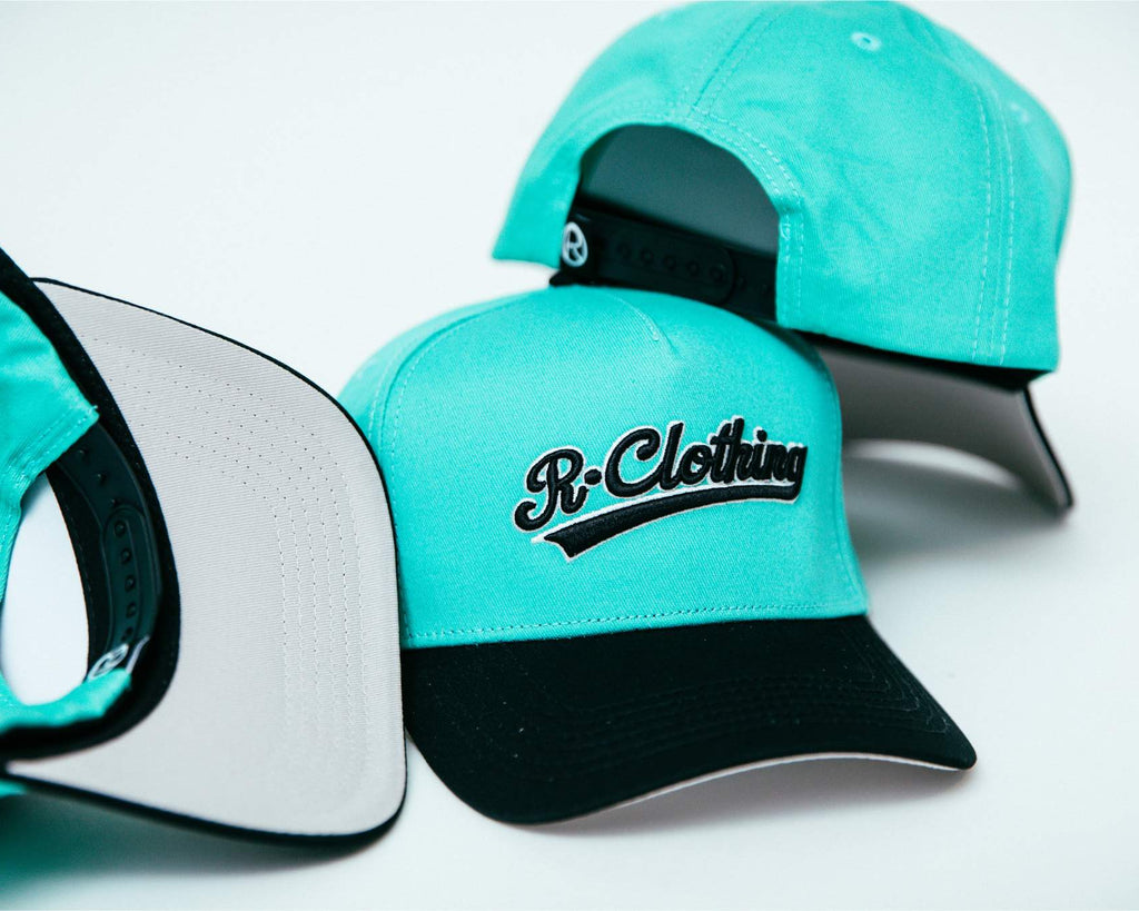 Turquoise Snapback Cap