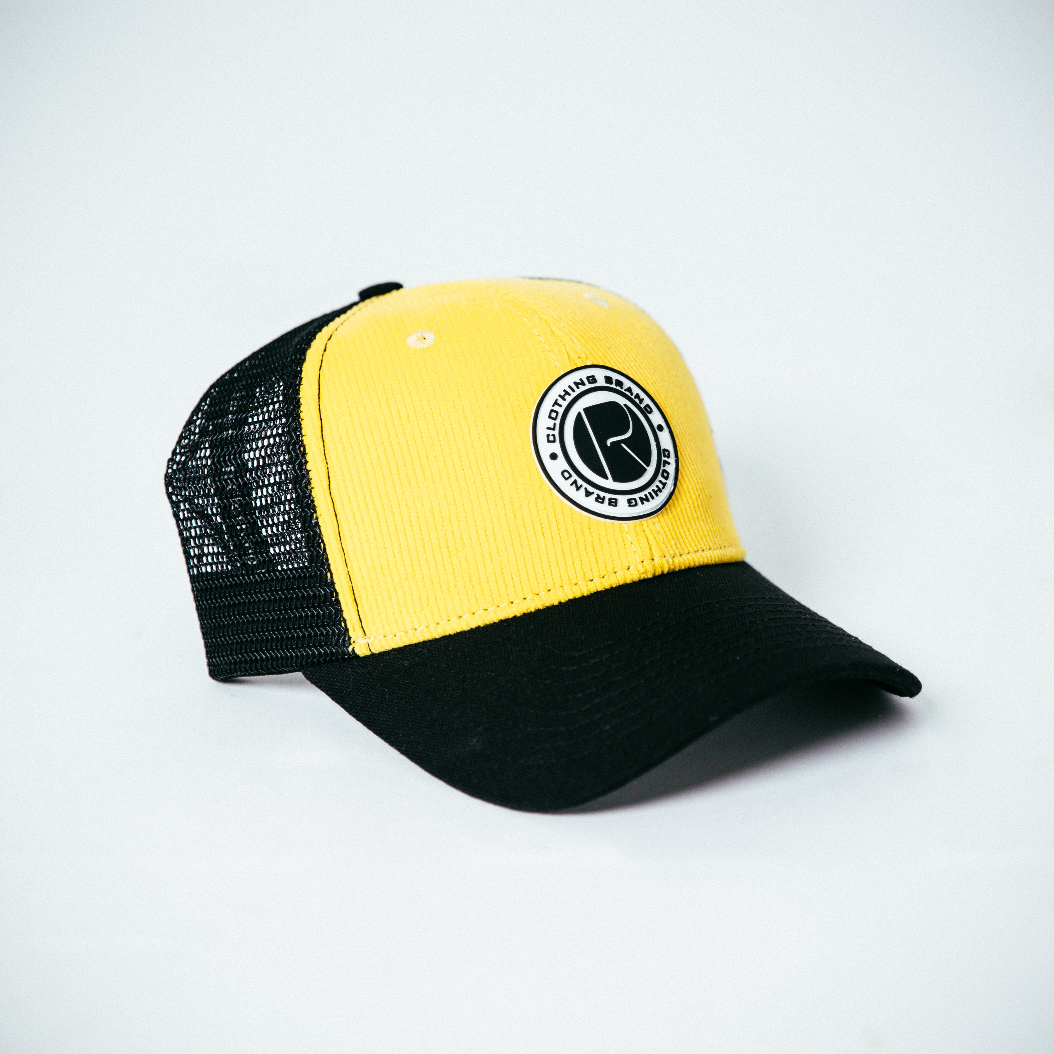 R Corduroy Trucker Caps