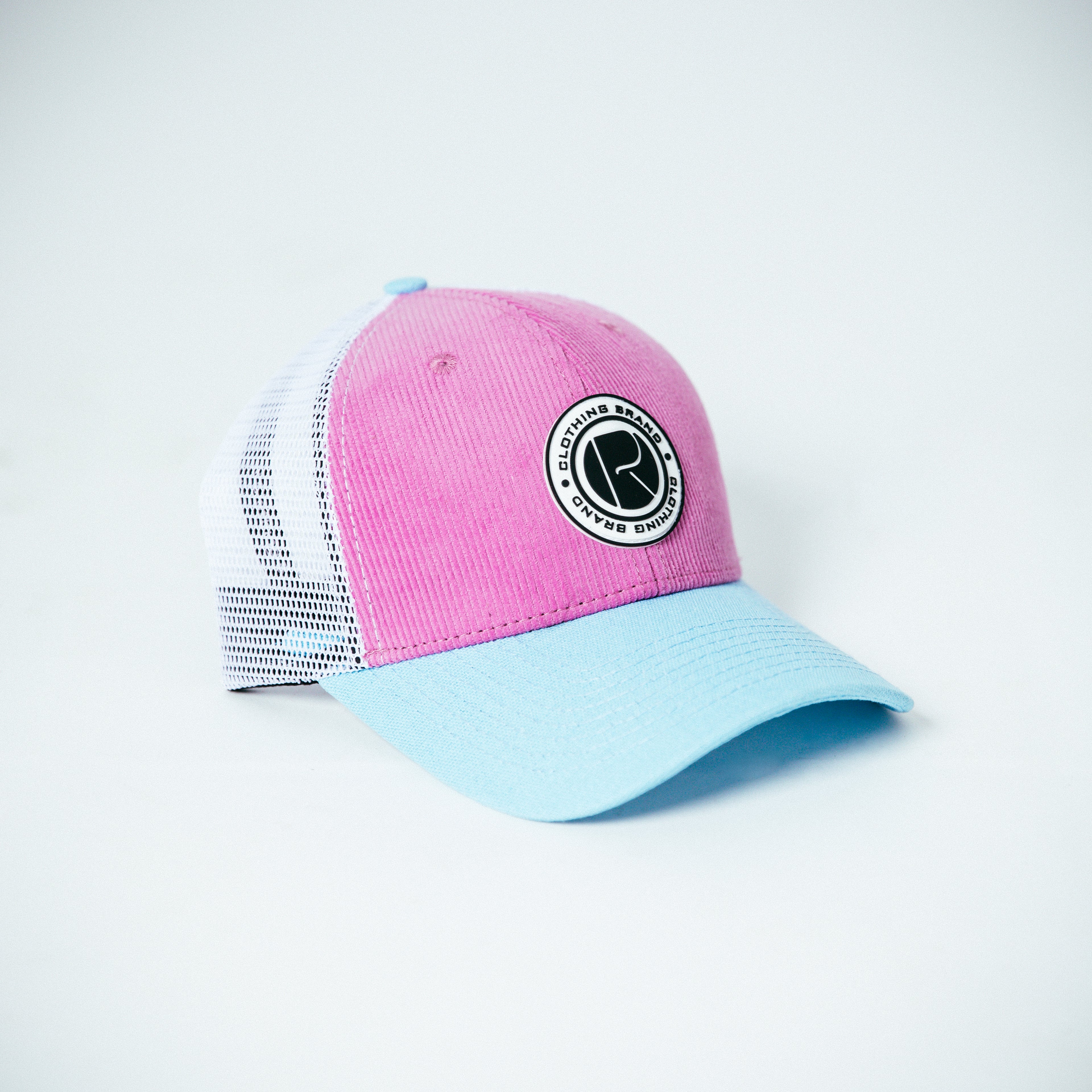 R Corduroy Trucker Caps