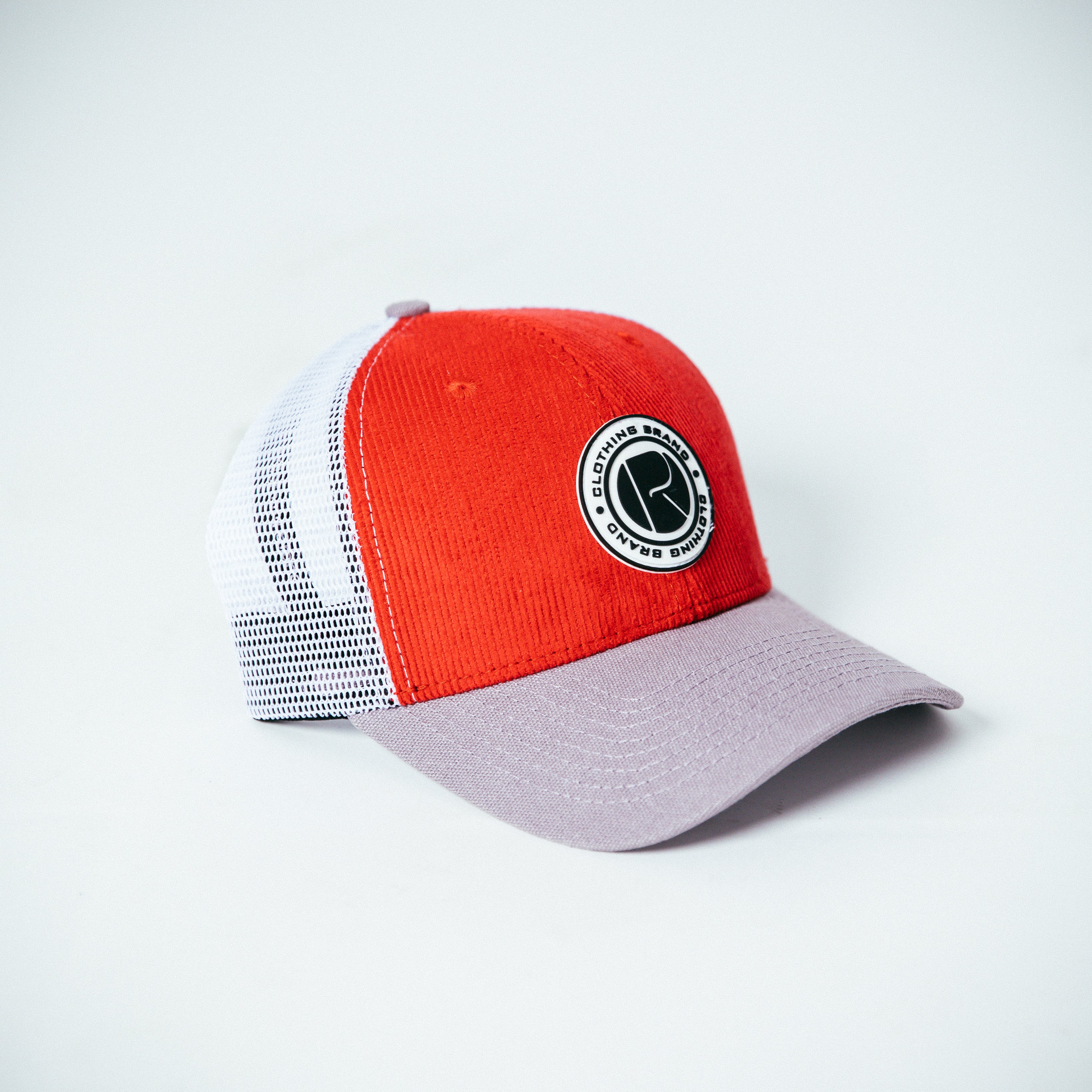 R Corduroy Trucker Caps